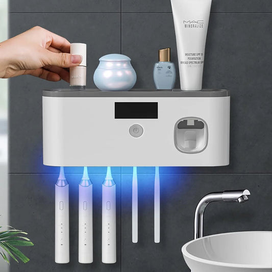 5-Slot Wall Mounted Toothbrush Holder